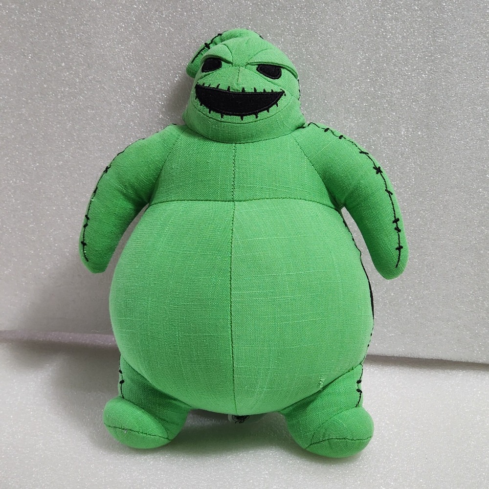 Disney Nightmare Before Christmas Oogie Boogie Plush Green 11" Embroidered